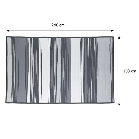 เสื่ออเนกประสงค์ MAT-ER COOL WAAYU 150X240 ซม. สีขาว/ดำ/เทา_5
