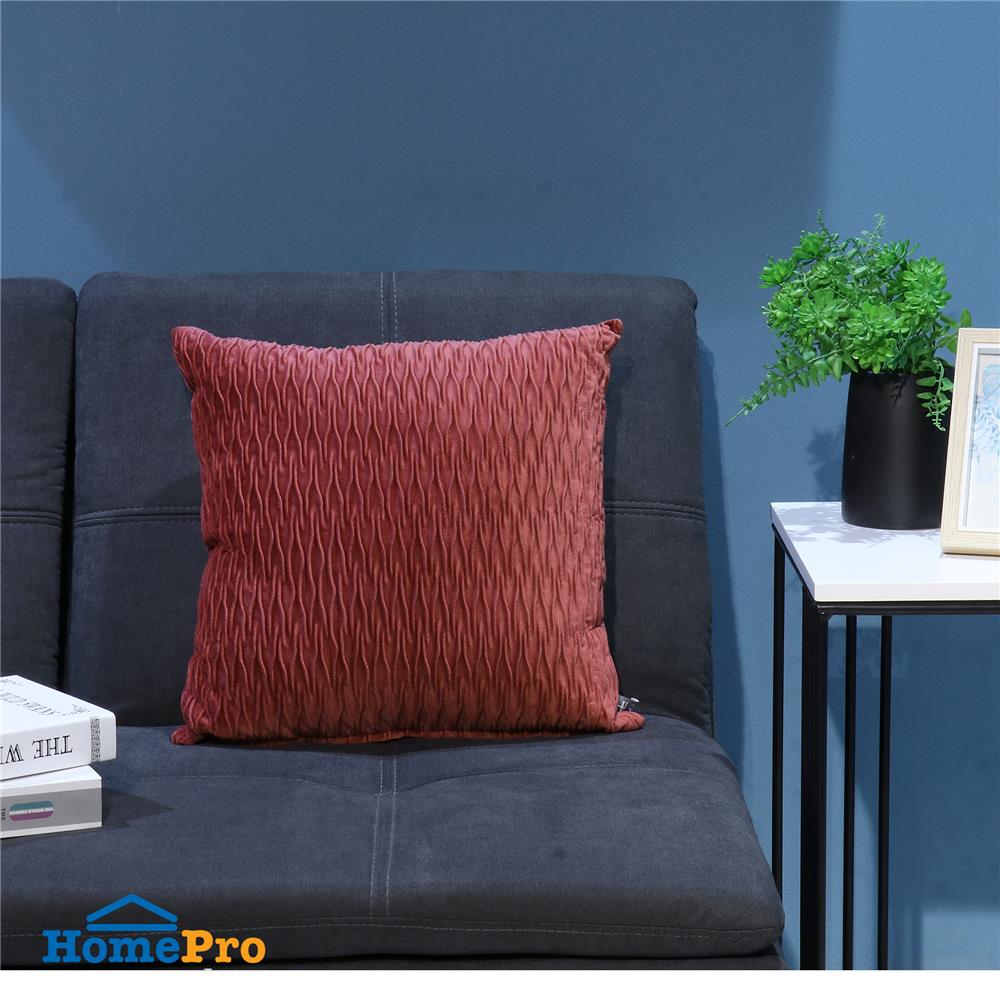 หมอนอิง HOME LIVING STYLE MOXLEY 18X18 นิ้ว สีชมพู