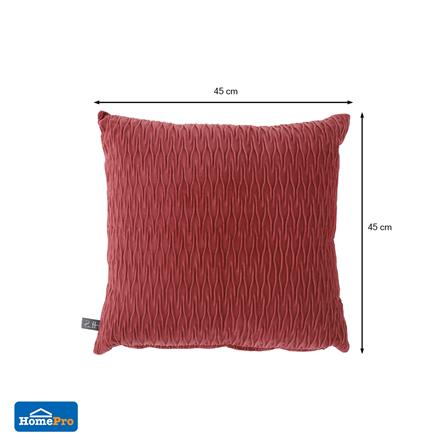 หมอนอิง HOME LIVING STYLE MOXLEY 18X18 นิ้ว สีชมพู_6