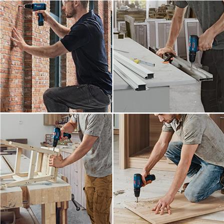 สว่านกระแทกไร้สาย (พร้อมแบตเตอรี่) BOSCH GSB120-LI 12 โวลต์_1