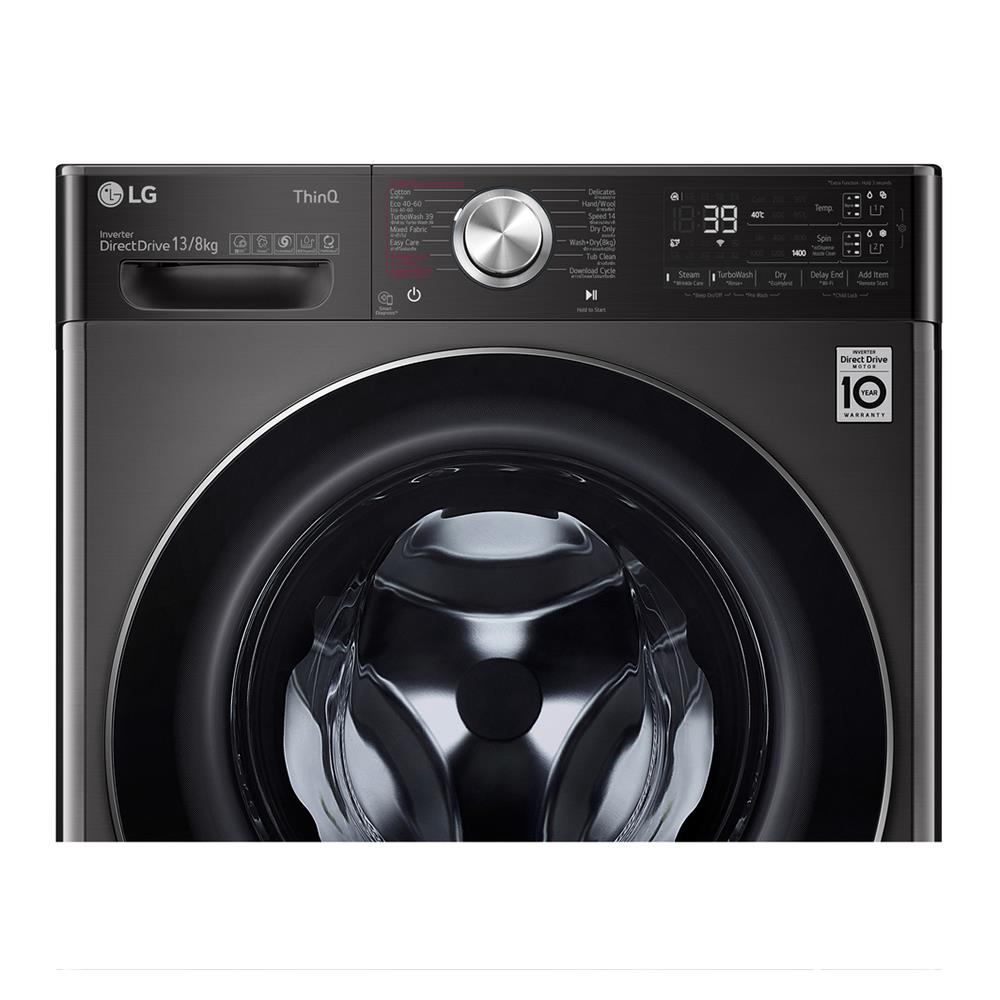 FRONT LOAD WASHER AND DRYER LG FV1413H2BA 13/8KG 1400RPM INVERTER