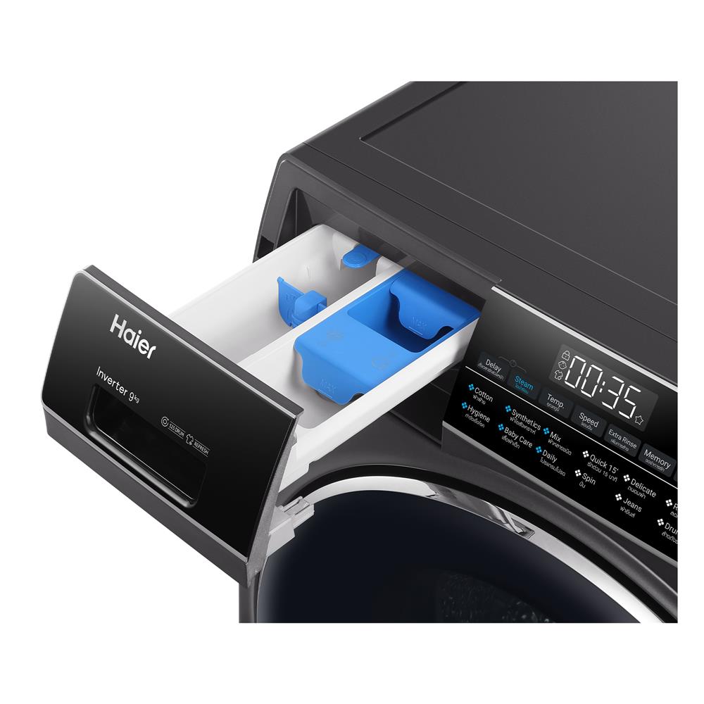 เครื่องซักผ้าฝาหน้า HAIER HW90-BP14959 9 กก. 1400RPM อินเวอร์เตอร์