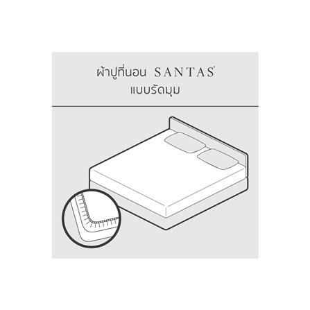 ชุดผ้าปูที่นอน 6 ฟุต 5 ชิ้น SANTAS MADEIRA BR_5