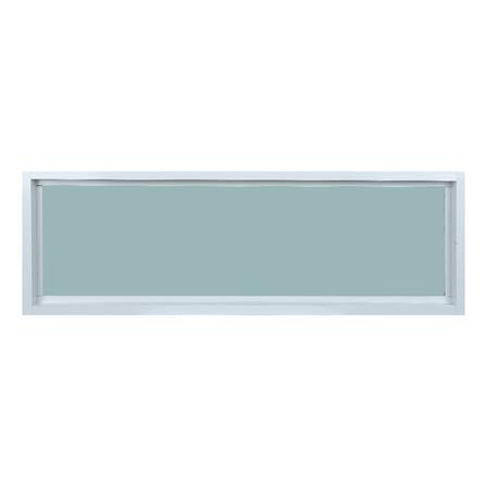 ช่องแสงหน้าต่าง อะลูมิเนียม WINDOW ASIA F10 100x40 ซม. สีขาว_0