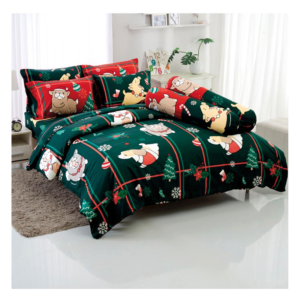 ชุดผ้าปูที่นอน 3.5 ฟุต 3 ชิ้น TULIP หมาจ๋า 60014-DLC112