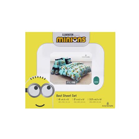 ชุดผ้าปูที่นอน 5 ฟุต 5 ชิ้น FOUNTAIN MINIONS FTC116_3