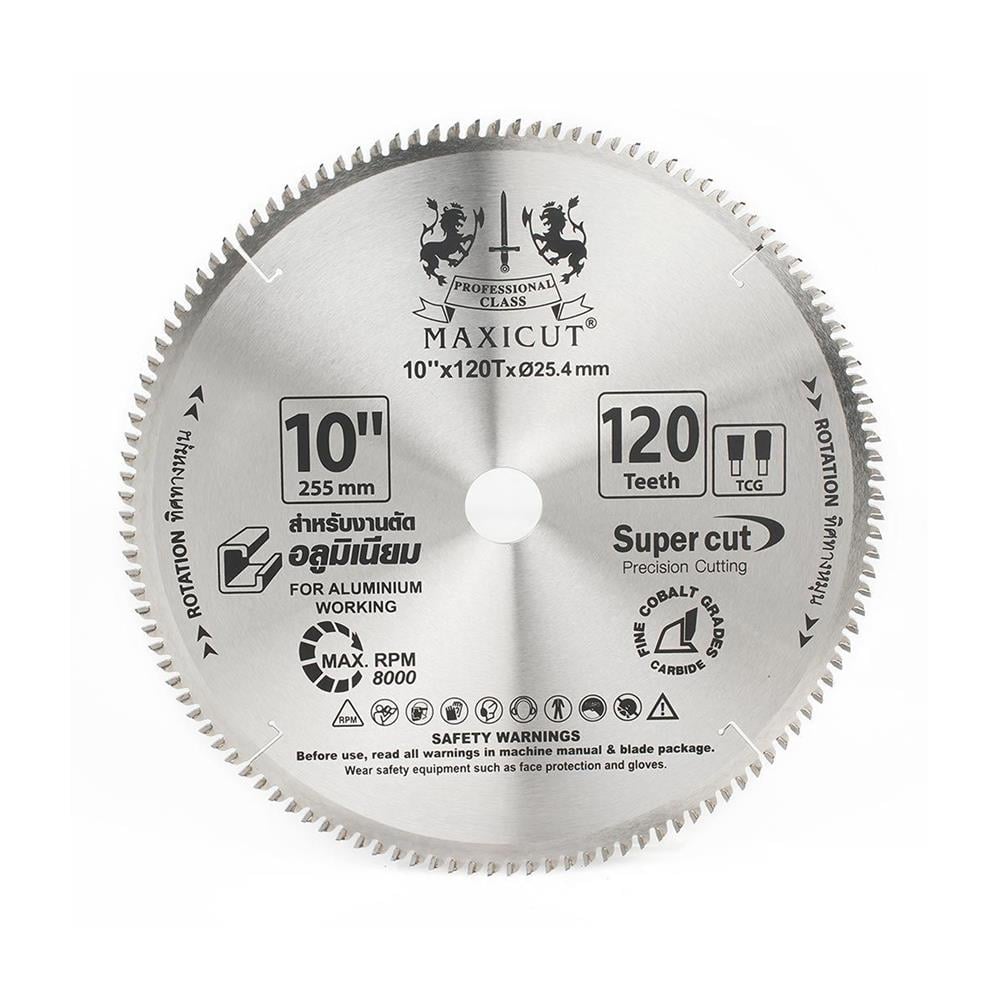 ใบเลื่อยวงเดือน MAXICUT 10 นิ้ว 120 ซี่ฟัน