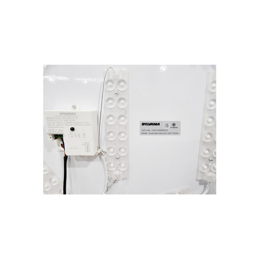 ไฟเพดาน LED SYLVANIA OVALO MURO 20 นิ้ว 32 วัตต์ DAYLIGHT/COOL WHITE/WARM WHITE สีขาว