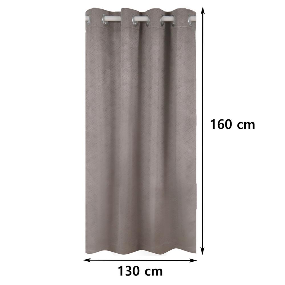 ผ้าม่าน EYELET HOME LIVING STYLE DURHAM UV 130X160 ซม. สีน้ำตาล