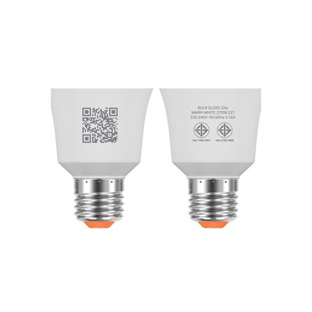 หลอด LED LAMPTAN A80 BULB GLOSS 22 วัตต์ WARM WHITE E27_4