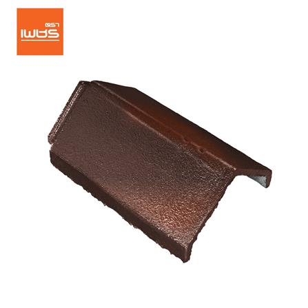 ครอบสันหลังคา อดามัส แบบเรียบ ตราเพชร 35.7x25x14.7 ซม. สีน้ำตาลประกายอำไพ_0