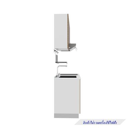 ครัวไม้สำเร็จ STARMARK CONTE 121_L ท็อปขาว_2