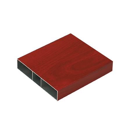 อะลูมิเนียมกล่อง MT 3/4 x 4 นิ้ว สีไม้สักแดง