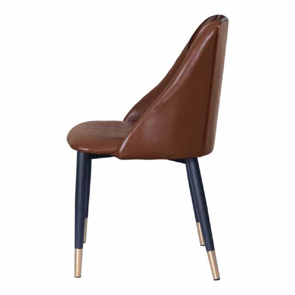 เก้าอี้ห้องอาหาร AS FURNITURE DRACO สีน้ำตาล
