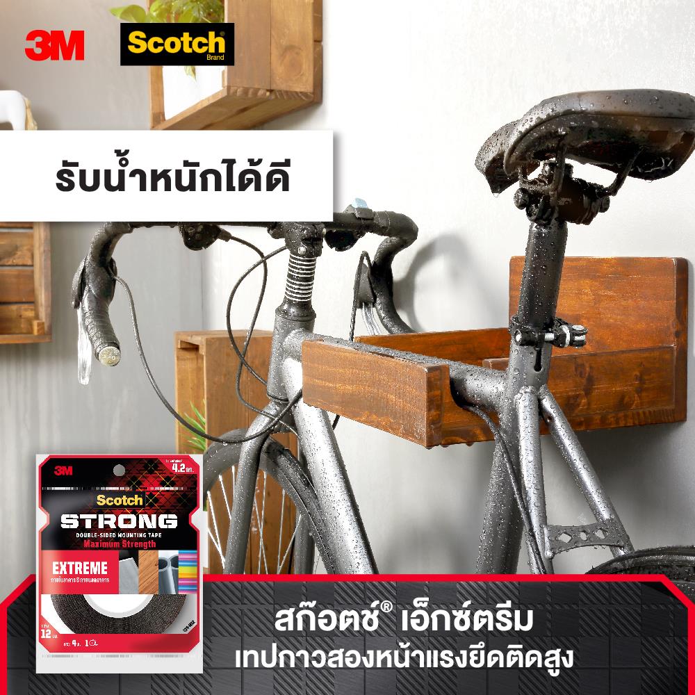 เทปกาว 2 หน้า ชนิดแรงยึดสูง 3M 12 มม. x 4 ม.