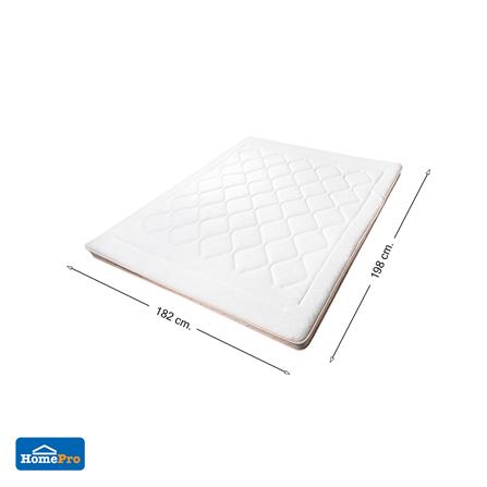 แผ่นรองนอน 6 ฟุต HOME LIVING STYLE DIAMANTE สีขาว_9