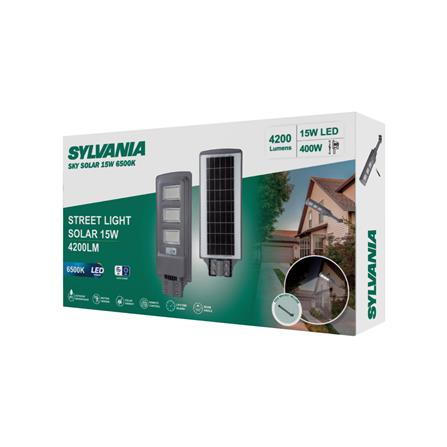 ไฟถนน SOLAR SYLVANIA SKY SOLAR 15 วัตต์ DAYLIGHT สีเทา_2