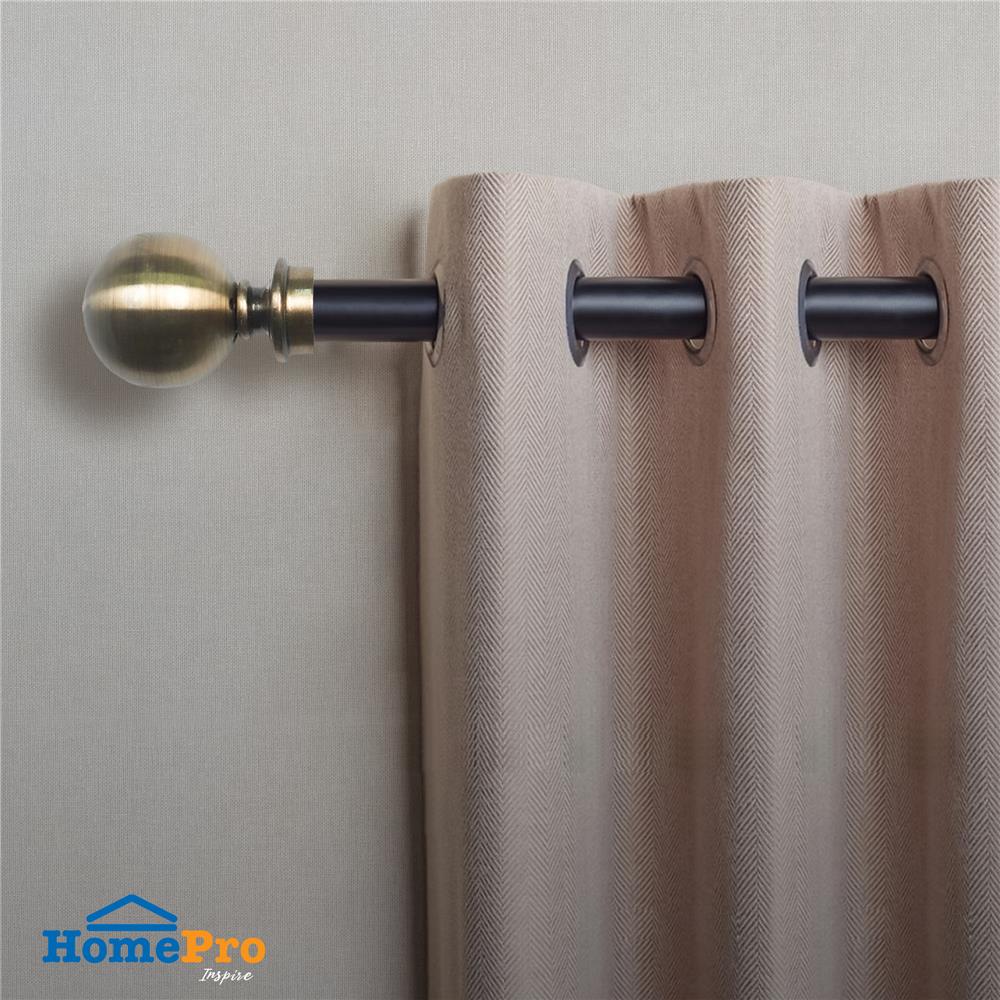 รางเหล็ก ยืดหด HOME LIVING STYLE BALLA 180-310 ซม. สีทอง