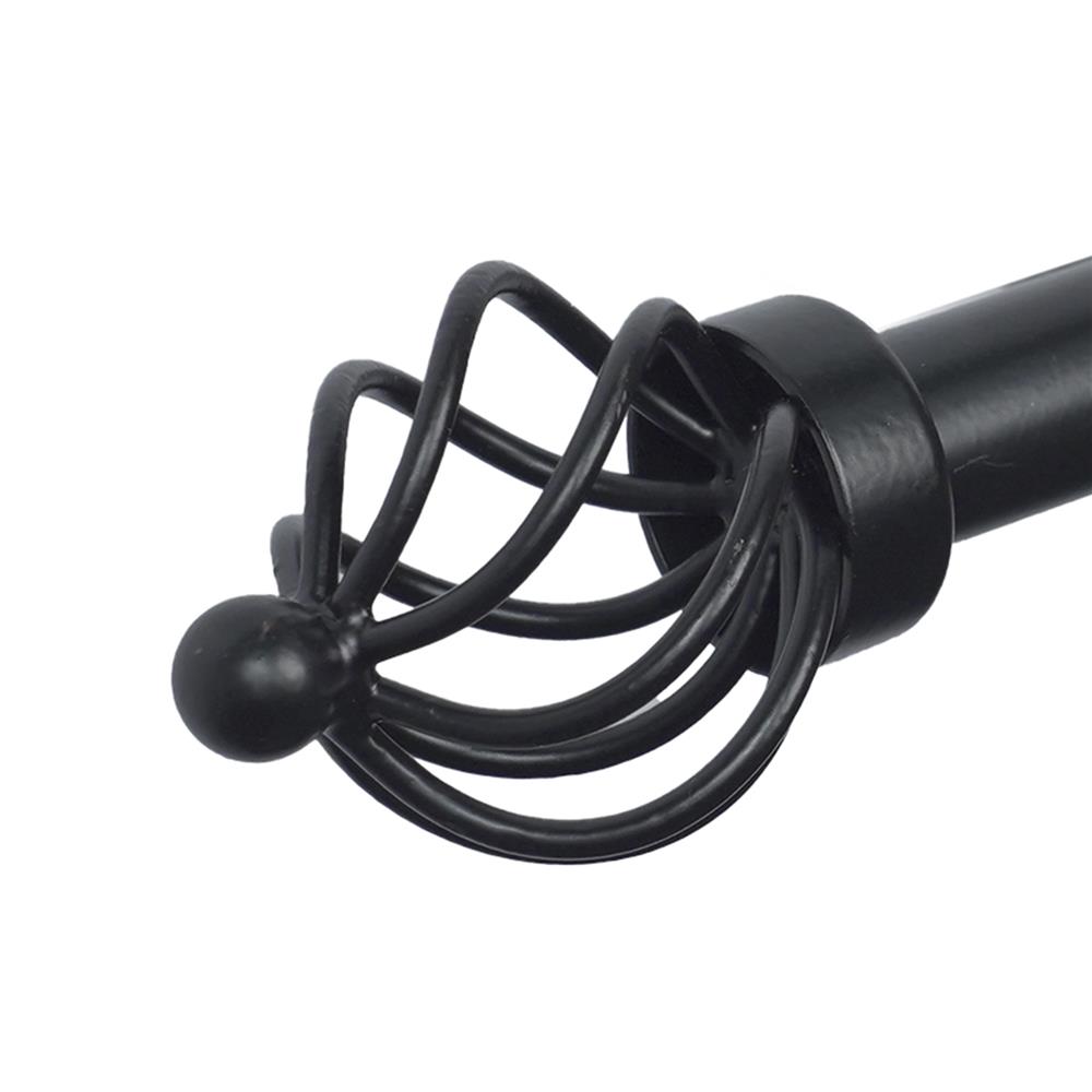 รางเหล็ก ยืดหด HOME LIVING STYLE SPIRAL 110-210 ซม. สีดำ