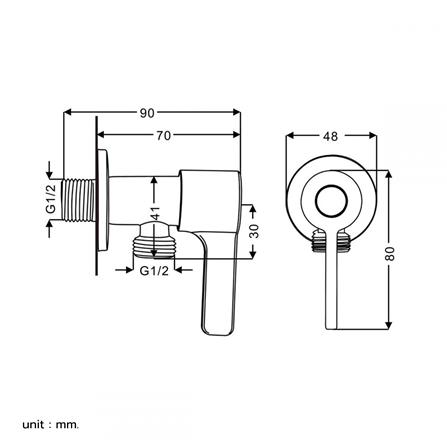 วาล์วฝักบัว 1 ทาง BEN BN SHW-VALVE_3