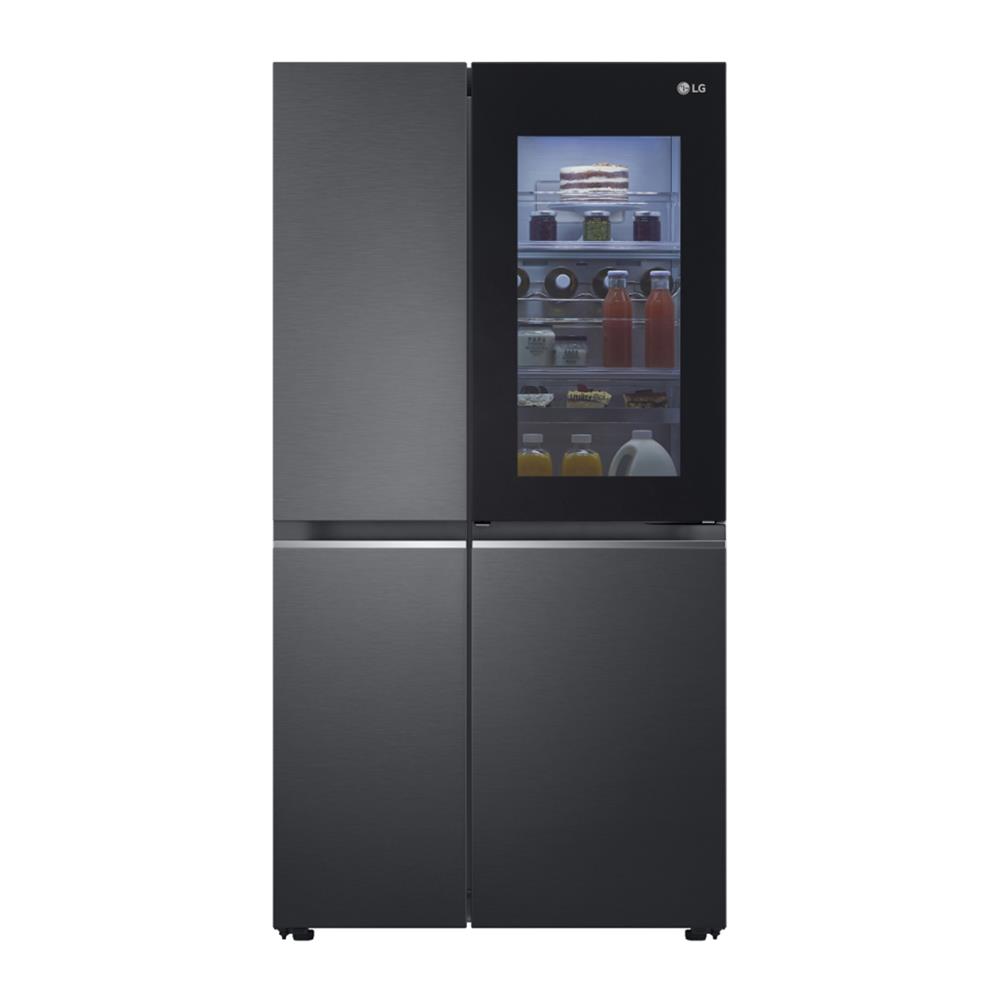 ตู้เย็น SIDE BY SIDE LG GC-Q257CQFS 23.1 คิว สีดำ
