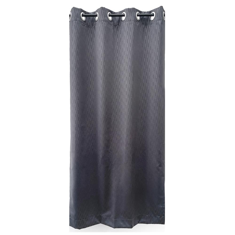 ผ้าม่าน EYELET HOME LIVING STYLE SLANTO UV 130X160 ซม. สีเทา_0