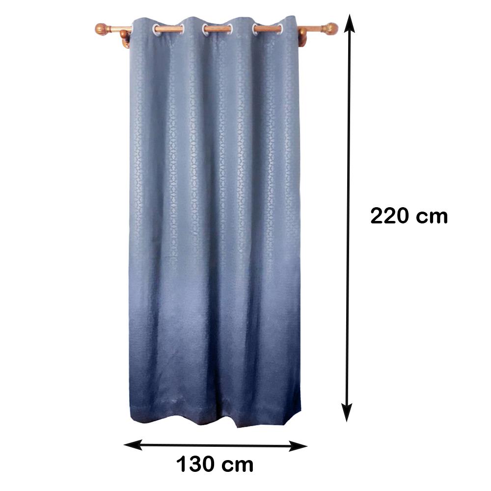 ผ้าม่าน EYELET HOME LIVING STYLE KOLL UV 130X220 ซม. สีเทา
