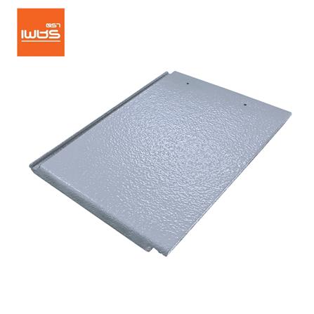 กระเบื้องหลังคาอดามัส แบบเรียบ ตราเพชร 33x42 ซม. สีเทาอาร์กติก_0