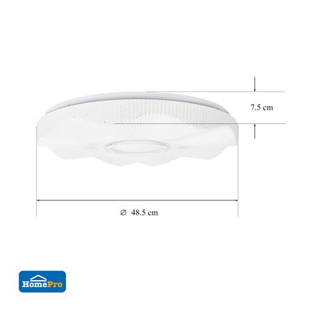 ไฟเพดาน LED CARINI R1038-L1 55 วัตต์ DAYLIGHT/COOL WHITE/WARM WHITE 19 นิ้ว_7