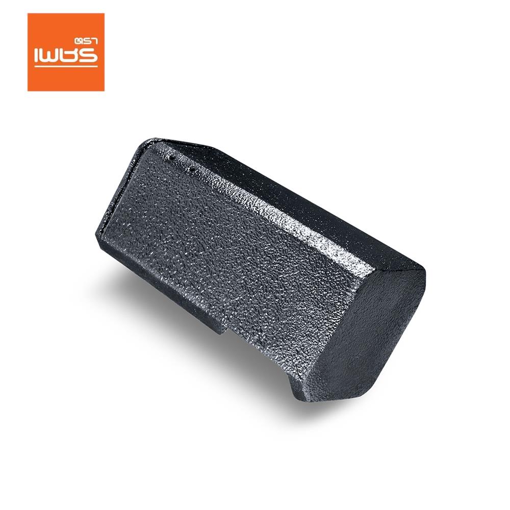 ครอบปิดจั่ว อดามัส แบบเรียบ ตราเพชร สีเทาแอตแลนติก