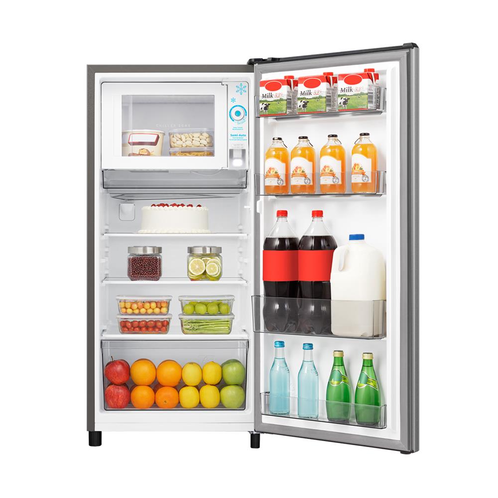 ตู้เย็น 1 ประตู HISENSE RR209D4TGN 5.5 คิว สีเงิน