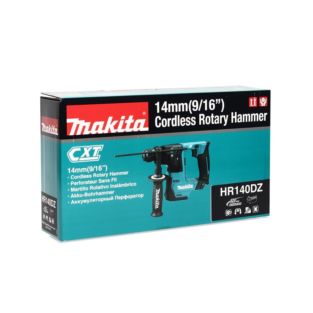 สว่านโรตารี่ไร้สาย (เฉพาะตัวเครื่อง) MAKITA HR140DZ 14 มม. 12 โวลต์