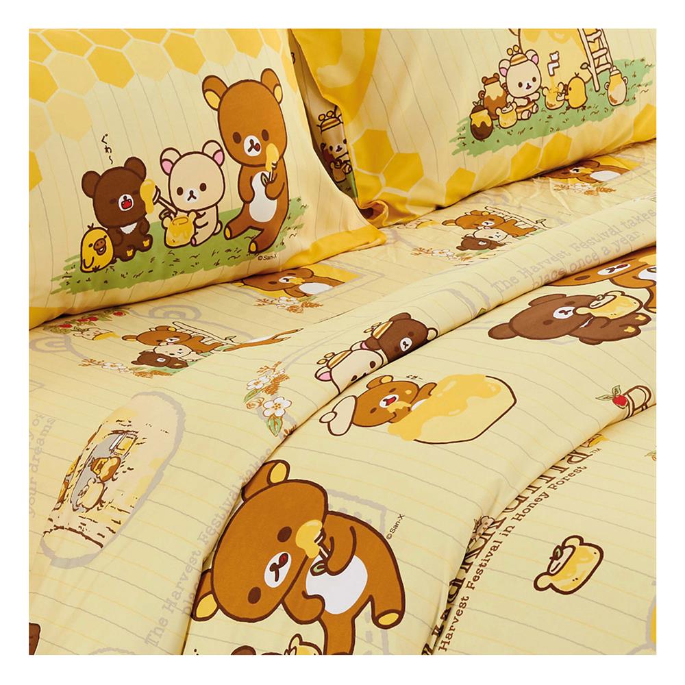 ชุดผ้าปูที่นอน 3.5 ฟุต 3 ชิ้น FOUNTAIN RILAKKUMA 70105-FTC122