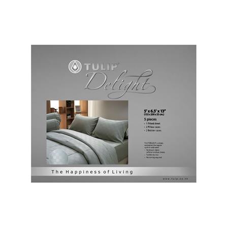 ชุดผ้าปูที่นอน 5 ฟุต 5 ชิ้น TULIP DELIGHT 60057-DL535_3