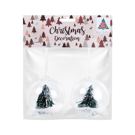 ชุดบอลตกแต่ง SIAMXMAS TREE ON BALL สีใส (แพ็ก 2 ชิ้น)_2