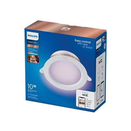 ดาวน์ไลท์ LED PHILIPS WIZ 10 วัตต์ RGB 5 นิ้ว กลม_3