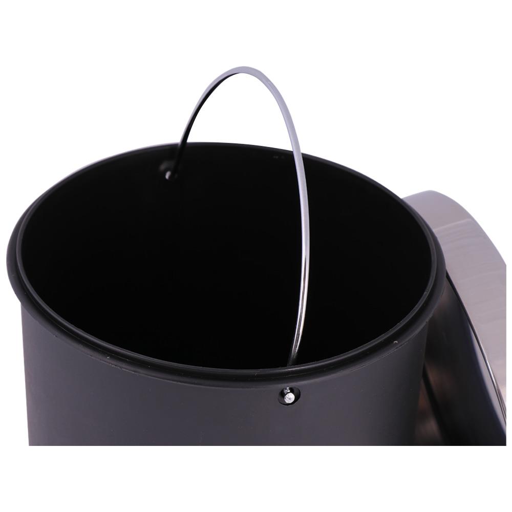 ถังขยะเหยียบกลม ACCO SILVEY 5 ลิตร สีเงิน