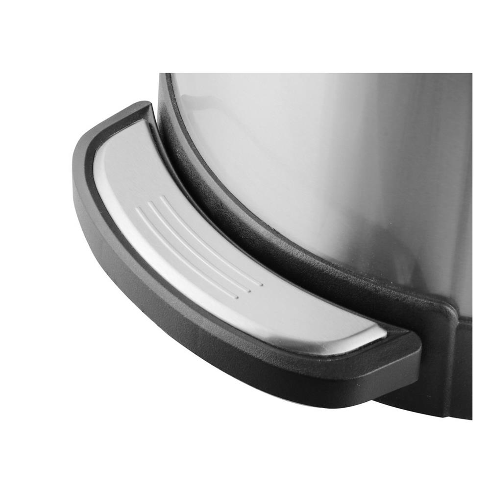 ถังขยะเหยียบทรงสูง ACCO HARDY 40 ลิตร สีเงิน