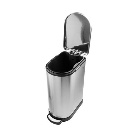 ถังขยะเหยียบทรงสูง ACCO HARDY 40 ลิตร สีเงิน_3