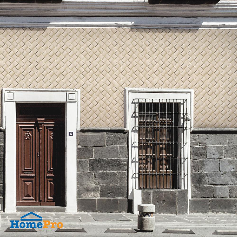 กระเบื้องดินเผา 4x4 นิ้ว KENZAI เคิร์ฟ ไทล์ สีขาว 26P