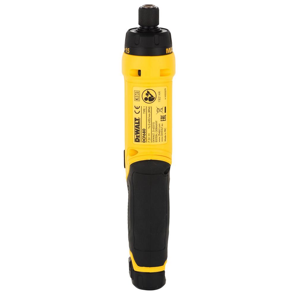 สว่านไขควงไร้สาย (พร้อมแบตเตอรี่) DEWALT DCF680G2-KR 7.2 โวลต์