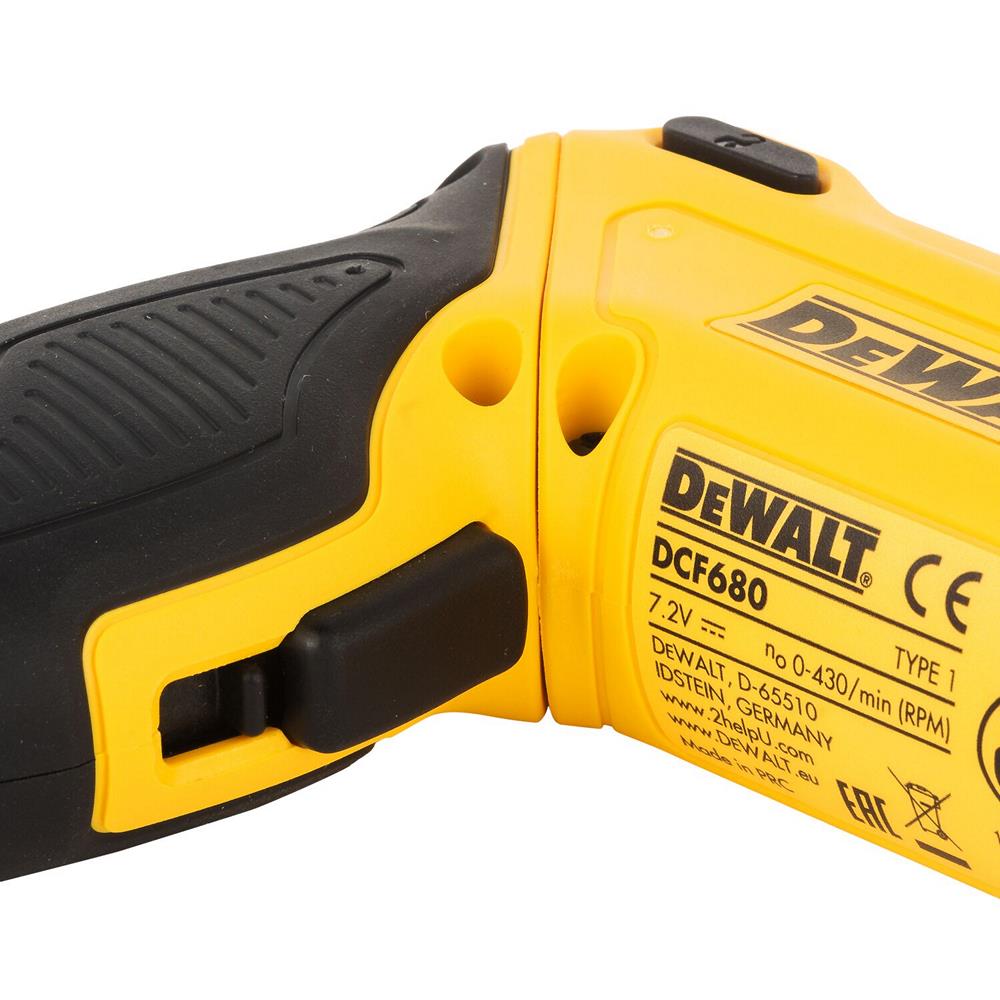 สว่านไขควงไร้สาย (พร้อมแบตเตอรี่) DEWALT DCF680G2-KR 7.2 โวลต์