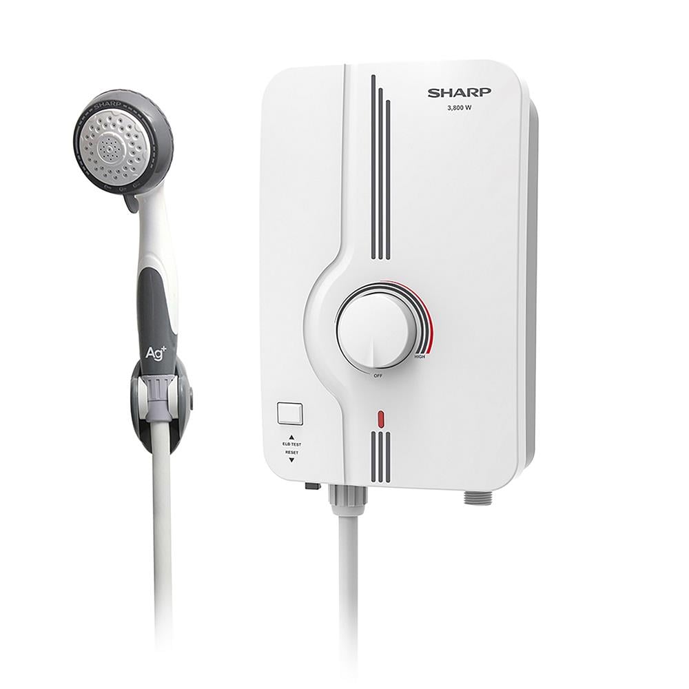 เครื่องทำน้ำอุ่น SHARP WH-38 AG 3800 วัตต์ สีขาว_0