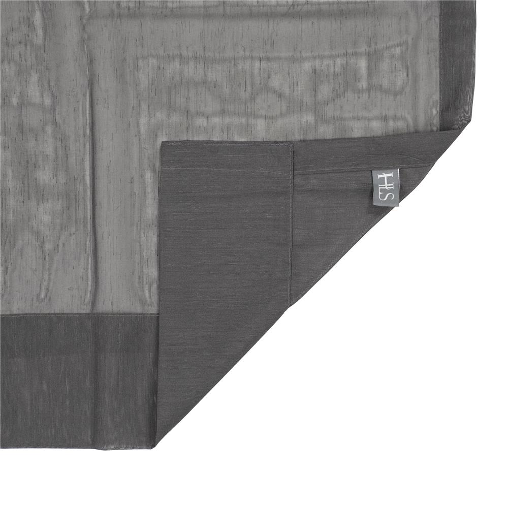 ผ้าม่านโปร่งสอดหู HOME LIVING STYLE RAIN 160X160 ซม. สีเทา