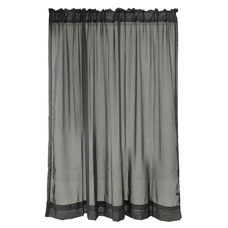 ผ้าม่านโปร่งสอดหู HOME LIVING STYLE RAIN 160X160 ซม. สีเทา_0