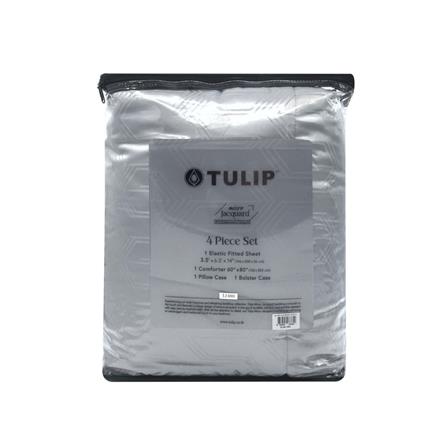 ชุดผ้าปูที่นอน 3.5 ฟุต 4 ชิ้น TULIP MICRO JACQUARD 02185-TJ001_3