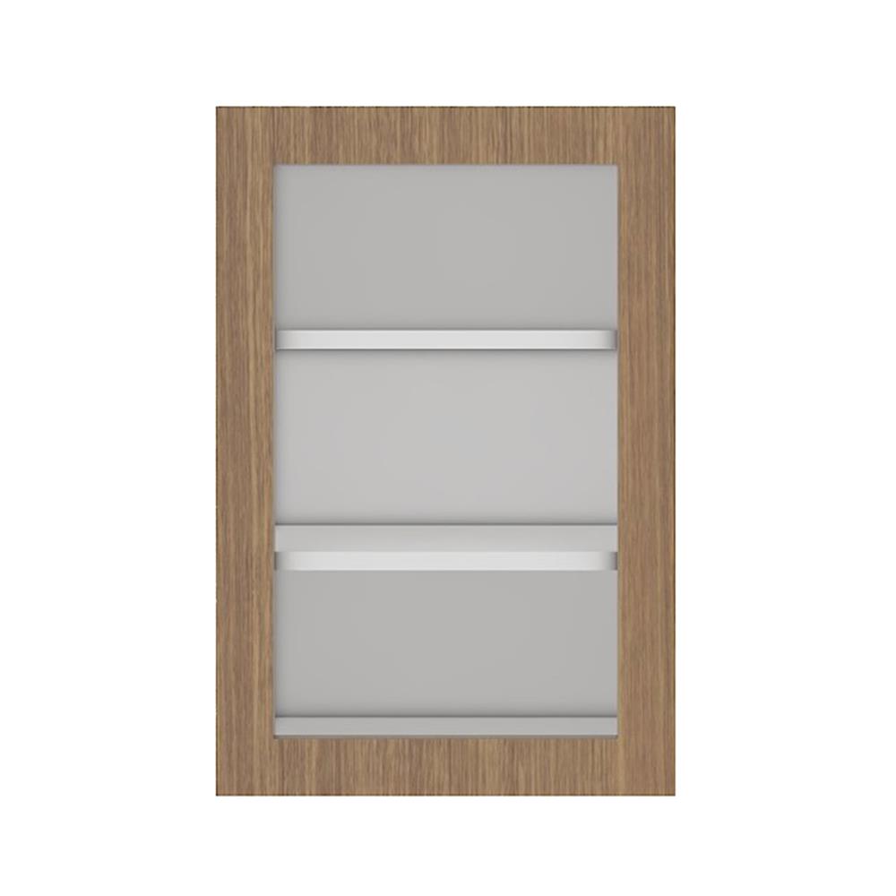 ตู้แขวนเดี่ยวบานกระจกเปิดขวา STARMARK MATTE 40x60 ซม. NOBLE TEAK
