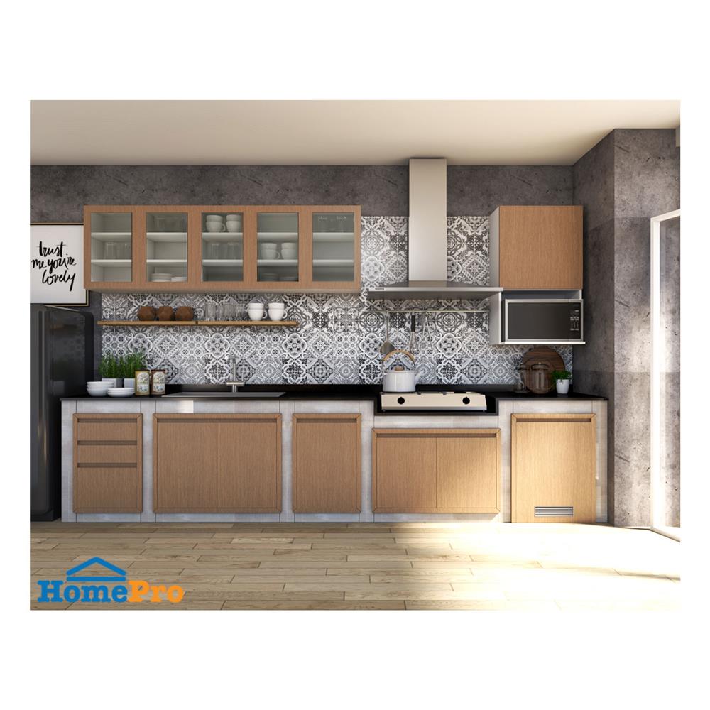 ตู้แขวนเดี่ยวบานกระจกเปิดขวา STARMARK MATTE 40x60 ซม. NOBLE TEAK