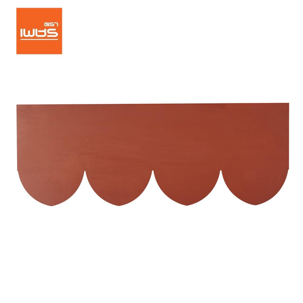 กระเบื้องหลังคาเจียระไน ตราเพชร รุ่นเอเลแกนท์ 80x30 ซม. สีอิฐอำพัน