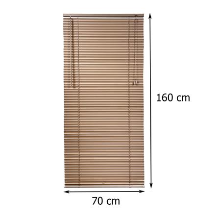 มู่ลี่ ไวนิล ME LIVING 70X160 ซม. สีน้ำตาล_8